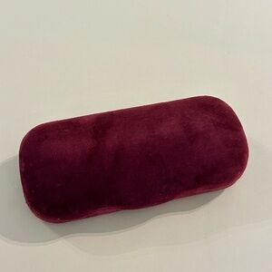 Gucci Red Velvet Sunglass Case Empty